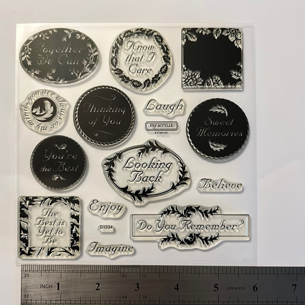 Reminisce D1334 stamp set